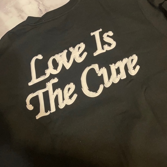 🔥 OBEY Rainbow Graphic Sweatshirt In Black NWT - Picture 6 of 7